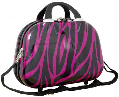 Die Koffermarke Polycarbonat Beautycase Zebra pink 