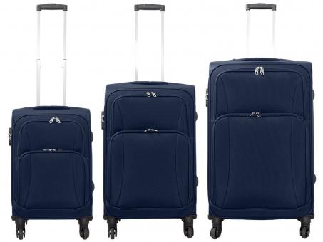 Die Koffermarke Nylon-Kofferset 3-teilig Malaga blau 