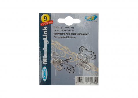 KMC Verschlussglied CL-566-EP2-R 9-fach Silber 