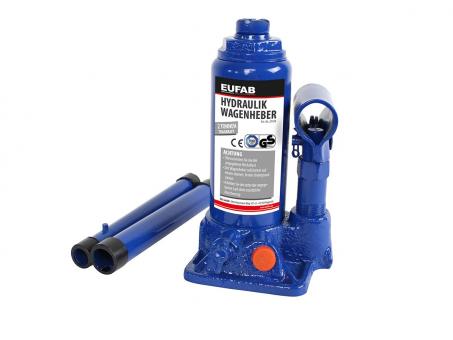 EUFAB Hydraulik Wagenheber, 2 Tonnen Tragkraft 