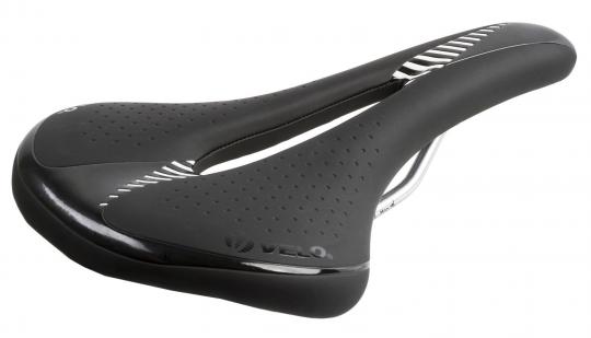 VELO Sattel RACE 3D schwarz/weiß "O-Zone Full Cut" 