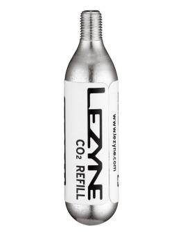 Lezyne CO2 Kartusche (5 Stück) silber weiße Aufklebern 16g 