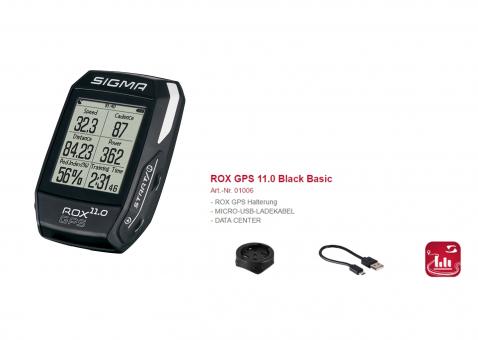 Sigma sport computer rox 11.0 gps black basic 