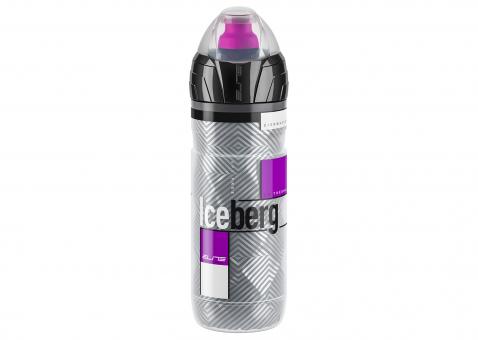 ELITE Thermoflasche ICEBERG 500ml lila Grafik 