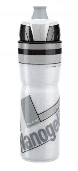 Elite thermoflasche nanogElite white 650ml graue 
