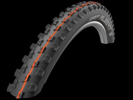 Schwalbe FAT ALBERT FRONT EVO SnakeSkin TL-Easy 27,5x2,35 Zoll Faltreifen 