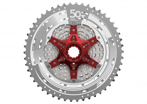 SunRace Kassette CSMX80 11-fach 11-50 - metallic 