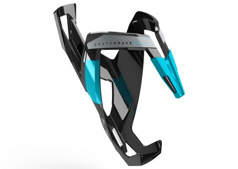 ELITE CUSTOM RACE PLUS schwarz glänzend hellblaue 