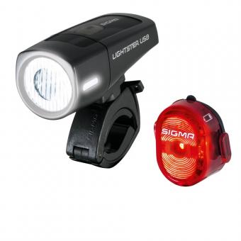 Sigma Sport Lichtset V.+H. LIGHTSTER + NUGGET 
