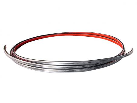 Eufab Zierleiste, Chrom-Optik 3,00 m x 0,70 cm 