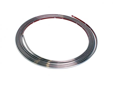 Eufab Zierleiste, Chrom-Optik 3,65 m x 0,35 cm 