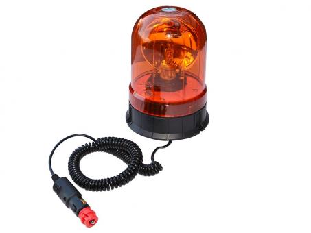 EUFAB Rundumleuchte orange mit Magnetfuss+Saugnapf 