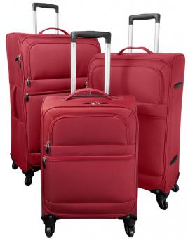 Die Koffermarke Nylon-Kofferset 3-teilig Sizilien rot 