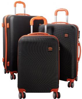 Die Koffermarke ABS-Kofferset 3-teilig Santorin orange 