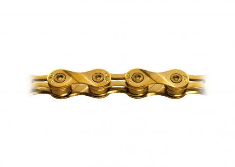 KMC Kette X-9-L Gold 116-Glieder Fahrradkette 