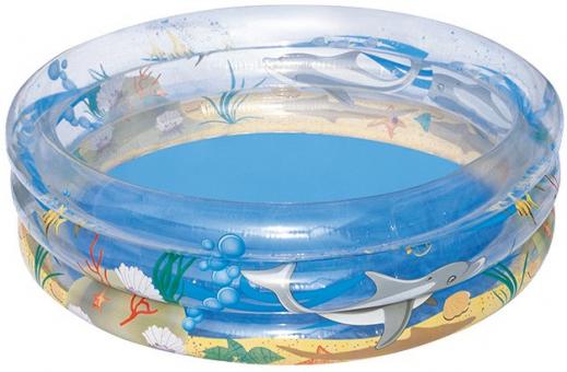 Bestway Planschbecken Transparent Sea Life, 170x53 cm 