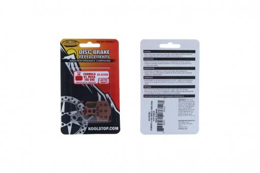Kool Stop DISC BRAKE Formula RED330S Scheibenbrembsbelag 
