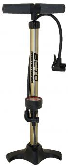 Beto Standpumpe Silber/Schwarz Fahrradpumpen 