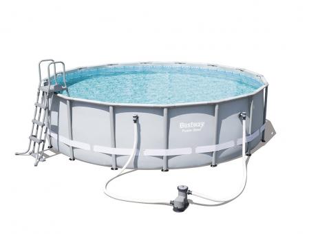 Bestway Frame Pool Power Steel Set 488x122 cm 