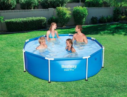 Bestway Frame Pool Steel Stahlpool Pro 244X61 Cm 