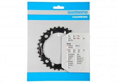 Shimano Kettenblatt Deore FC-M590 mit 32 Zähnen 