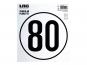 LAS Tempo-Plakette 80 km/h