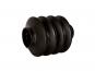 LAS Faltbalg, Gummi schwarz, 55/53 mm