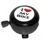 absolut Klingel ¯ 54mm Aufkleber "i love my bike"
