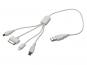 Eufab Universal USB Ladekabel mit 4 Adaptern