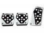Eufab Pedal-Set 3-teilig, Loch-Design Variante 1