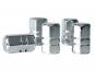 Eufab Ventilkappen 5-teilig, 6-Kant-Design Chrom