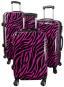 Die Koffermarke Polycarbonat-Kofferset 3-teilig Zebra pink