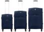 Die Koffermarke Nylon-Kofferset 3-teilig Malaga blau