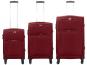 Die Koffermarke Nylon-Kofferset 3-teilig Malaga rot