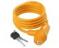 M-WAVE Spiralkabelschloss 8 x 1500mm orange