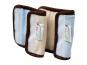 Happy Kids Gurtpolster zweifarbig hellblau-beige
