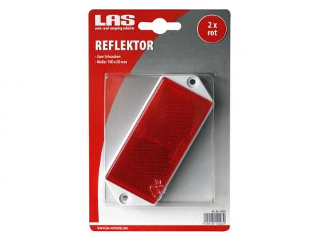 LAS Reflektor, rechteckig, zum Schrauben 