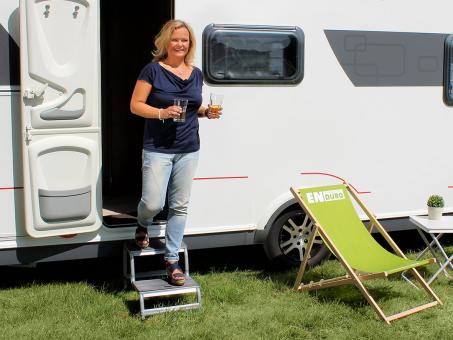 LAS Wohnwagen Wohnmobil Trittstufe 2-stufig, zerlegbar 