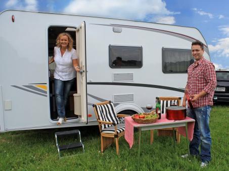 LAS Wohnwagen Wohnmobil-Trittstufe mit 2 Stufen 