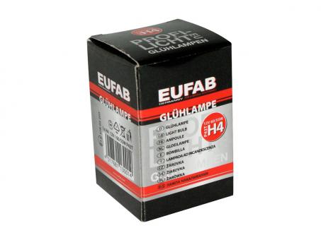 Eufab Halogen-Autolampe H4, 60/55 Watt 