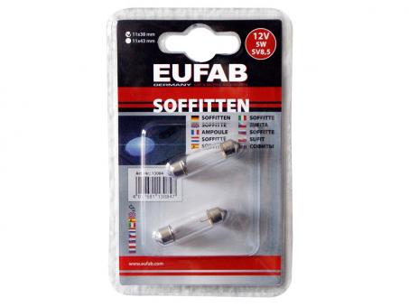 Eufab Soffitte 11 x 38 mm 2er-Set 