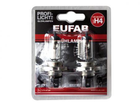 Eufab Halogen-Autolampe H4 2er- 60/55 Watt 