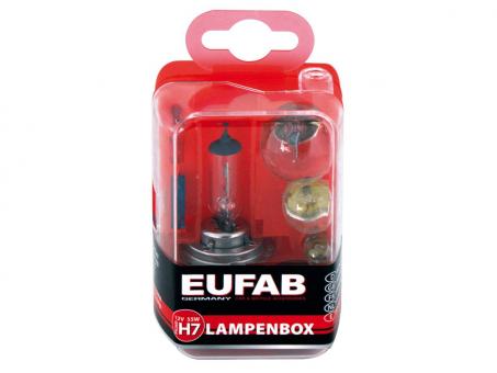 Eufab Autolampenersatzkasten 12V H7 