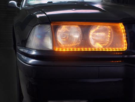EUFAB LED Strip-Light flex. mit 120 LED's weiß+orange 