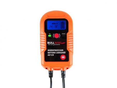 Bullwing 4A intelligentes Batterie-Ladegerät 6/12V 