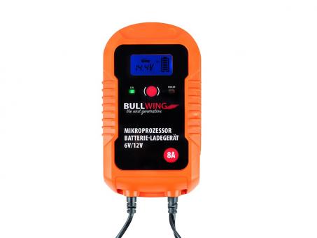 Bullwing 8A intelligentes Batterie-Ladegerät 6/12V 