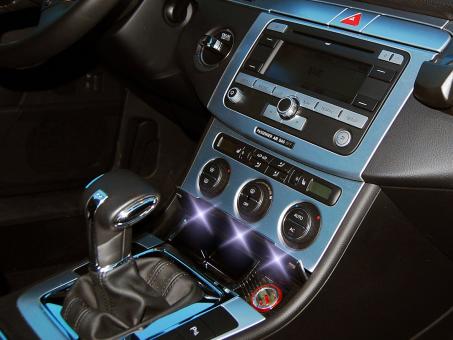 Eufab LED-Car-Styling-Light, 3er-Set blau 