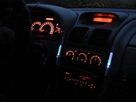 Eufab LED-Innenraum-Spots blau 12V 