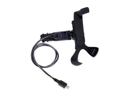 Eufab Smartphone-Halterung mit USB-Anschluss 