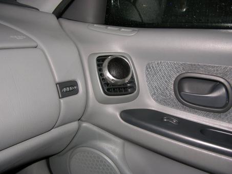 EUFAB Aluminium Lufterfrischer, im Tweeter Design 